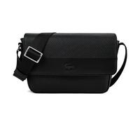 Lacoste Chantaco Borsa a tracolla Vera Pelle 21 cm nero