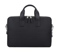 Lacoste Chantaco Cartella in pelle 39 cm Scomparto per laptop nero