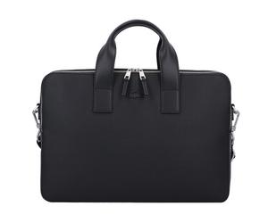 Lacoste Chantaco Cartella in pelle 39 cm Scomparto per laptop nero