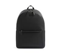 Lacoste Chantaco Zaino nero, pelle di vacchetta goffrata, uomo