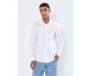 Lacoste - Chemise regular fit en coton Bianco - Abbigliamento L Bianco