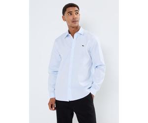 Lacoste - Chemise regular fit en coton Blu - Abbigliamento L Blu