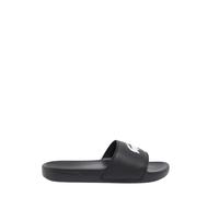 Lacoste ciabatte donna in gomma con coccodrillo iconico nero
