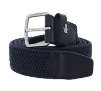 LACOSTE cintura Casual Stretch Wowen Belt W100 Bleu Nuit