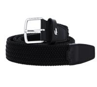 LACOSTE cintura Casual Stretch Wowen Belt W110 Noir