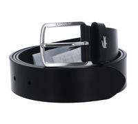 LACOSTE cintura Elegance Plain Leather Belt W120 Noir