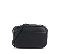 Lacoste City Court Borsa a tracolla nero, pelle, donna