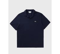 Lacoste Classic Fit Cotton-Linen Polo Shirt men Polos blue in taglia:S