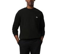 Lacoste Classic Fit Fleece - Felpa da Uomo, Confezione da 1, Nero, S