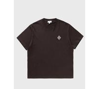 Lacoste Classic Fit Heavy Badge Accent Tee men Shortsleeves brown in taglia:L