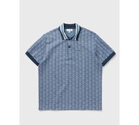 Lacoste Classic Fit Monogramm Polo men Polos grey in taglia:XL