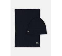 Lacoste - Coffret Echarpe Bonnet RB5385 Blu - Sciarpa y foulard T.U Blu