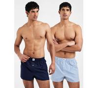 Lacoste - Confezione da 2 boxer blu navy XS