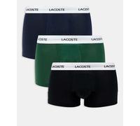 Lacoste - Confezione da 3 boxer aderenti multicolore XS