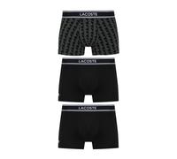 Lacoste - Confezione da 3 Boxer Monogram - - Underwear - Uomo - Nero - XS