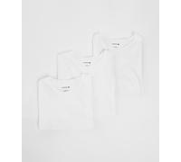 Lacoste - Confezione da 3 T-shirt da casa bianche-Bianco 38-40