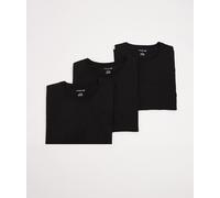 Lacoste - Confezione da 3 T-shirt nere-Nero 35-37