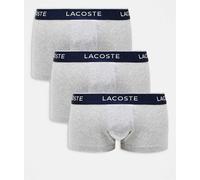 Lacoste - Pack de 3 boxers Lacoste 5H1300 Grigio - Abbigliamento - Taglia M M Grigio