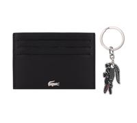 Lacoste Core Essentials FG Custodia per carta di credito Pelle 10 cm Scatola regalo nero