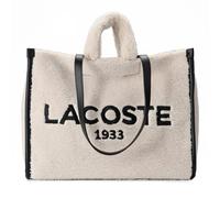 Lacoste Cosy Winter Heritage Borsa shopper L 40 cm bianco