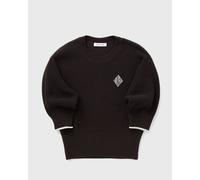 Lacoste Cotton Crew Neck Sweater women Pullovers brown in taglia:L