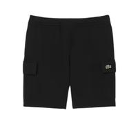 Lacoste - Cotton Fleece Cargo Shorts - -Shorts -Uomo -Nero -S