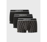 Lacoste COTTON STRETCH TRUNK 3PCK men Boxers & Briefs black in taglia:S