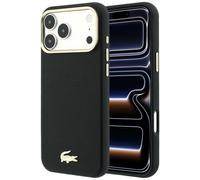 Lacoste Cover iPhone 18 Pro Max MagSafe Champs-Élysées Logo Prägung oro