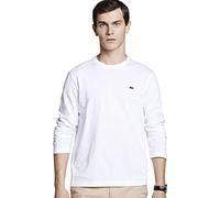 Lacoste Crew Neck, T-Shirt Uomo, Bianco (Blanc - Blanc), Small