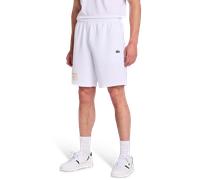 Lacoste Croc Uomo - Pantaloncini Bianco - Taglia XL - Poly Woven White XL