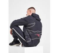 Lacoste Crocodile Woven Hooded Tracksuit, Nero 6/XL