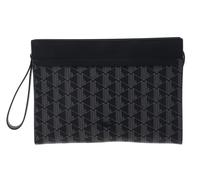 LACOSTE custodia per laptop The Blend Computer Pouch Monogram Noir Gris