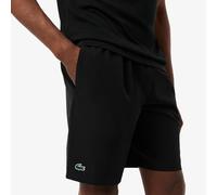 Pantaloncini da tennis da uomo Lacoste Tennis X Novak Djokovic - black/yellow - Nero (S)