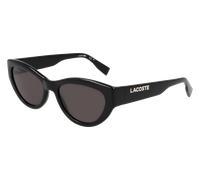 Lacoste Donna L6013S 001 Occhiali da sole Bio-iniettato Nero Grigio Cat Eye Normale Normale