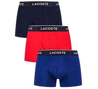 LACOSTE Elasticizzato Ultra Morbido Sportivo Cotone Uomo Tronco IN Navy Red UK M
