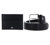 LACOSTE Elegance Punch Cardholder + Belt Box W125 Noir