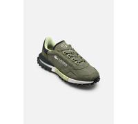 Lacoste Sneakers Elite Active Uomo - Nylon e camoscio, suola in gomma testurizzata, Verde kaki 41