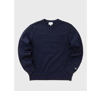 Lacoste Embossed Fleece Sweatshirt men Sweatshirts blue in taglia:M