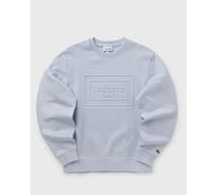 Lacoste Embossed Fleece Sweatshirt men Sweatshirts blue in taglia:S