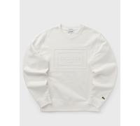 Lacoste Embossed Fleece Sweatshirt men Sweatshirts white in taglia:M