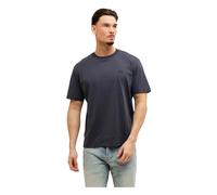 Lacoste - Embroidered Signature T-Shirt - - Tops - Uomo - Grigio - 2XL