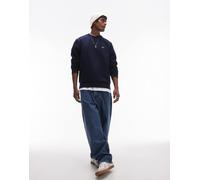 Lacoste - Essentials - Felpa blu navy con logo 34