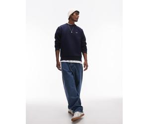 Lacoste - Essentials - Felpa blu navy con logo 35-37