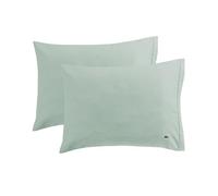 Lacoste - Federa per cuscino, Cotone, Menta ghiacciata., King