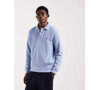 Lacoste - Felpa blu chiaro con colletto stile polo 41-43