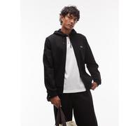 Lacoste - Felpa con cappuccio con zip nera-Nero 34