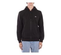 Lacoste - Felpa con Cappuccio e Zip in Pile - - Sweatshirts & Hoodies - Uomo - Nero - M