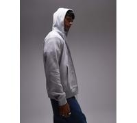 Felpa con cappuccio Lacoste Colorblock Full Zip grigio chiaro - L