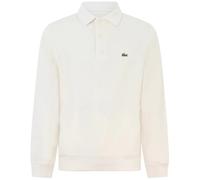 Lacoste Uomo Felpa con colletto polo in cotone a coste, Beige