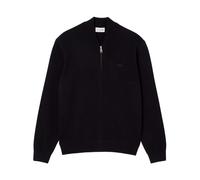 Lacoste - Felpa con Zip Nera Aw25 - - Sweatshirts & Hoodies - Uomo - Nero - S